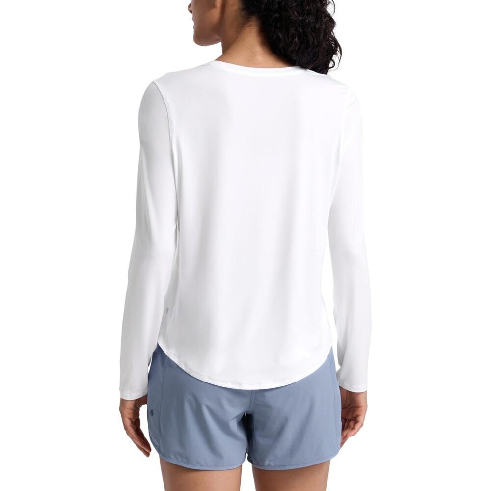 Workout Long Sleeve Shirts Women Breathable UPF 50+ Moisture-Wicking
